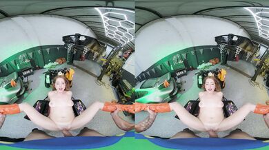 Lucy Foxx As Princess Daisy Wants Bend Her Over And Bang Her Right Here In This Garage