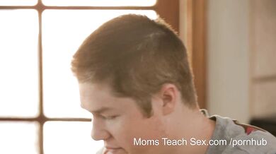 Moms Teach Sex - Step Mom turns study time into fuck time