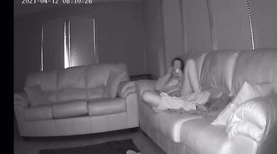 Caught masturbating on my couch housesitting