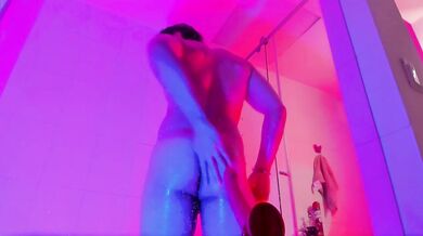 My new toy is buried deep in my ass… come see it in action!