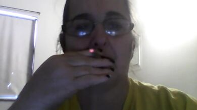 woman smoking