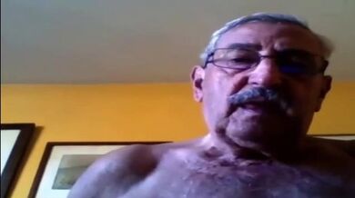 grandpa stroke on webcam