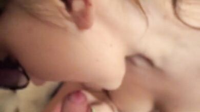 Petite Italian Teen Marie Louise Takes Rough Cock - Amateur Blowjob Pov