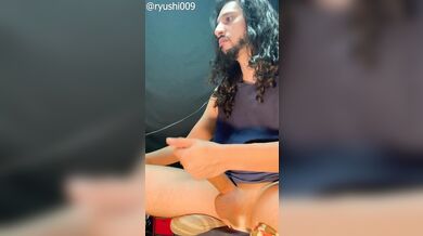 big mixed uncut bbc nutting & splashing all over my own dick in regular & slow mo!