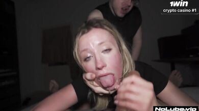 Blonde Slut gets Used Like a Meat