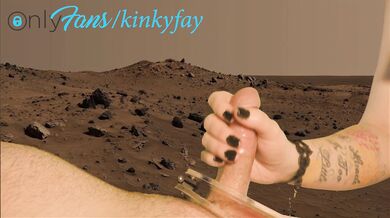 CUTE GIRL EDGES SUBMISSIVE FRIENDS COCK TO MULTIPLE ORGASMS ON MARS