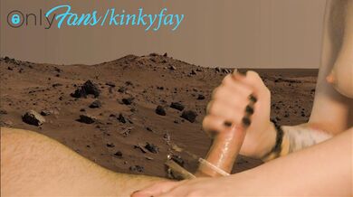 CUTE GIRL EDGES SUBMISSIVE FRIENDS COCK TO MULTIPLE ORGASMS ON MARS