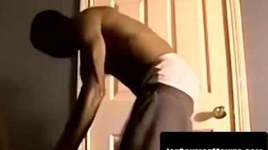 Inked chubby amateur fists cock till cumming satisfied