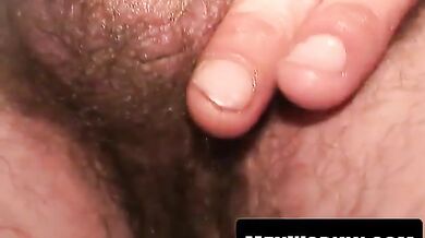 Petite Handsome Senior Jerks Cock After Long Day