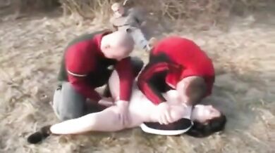 Hillbillies Wife With Big Boobs Gangraped In Woods And Husband Tied