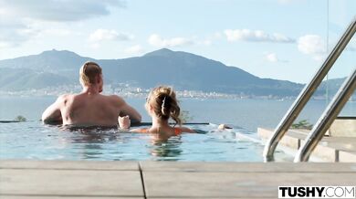 Flirty Blonde Tease Ambar Lapiedra Gets Her Flawless Ass Pounded Rough