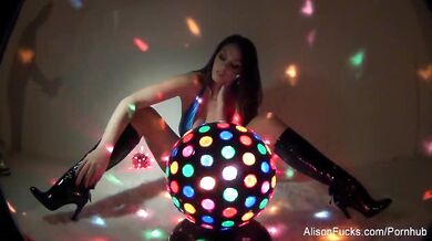 Behind the scenes with beautiful brunette Alison Tyler