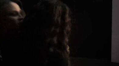 Superheroine Black Widow Defeated by Witch