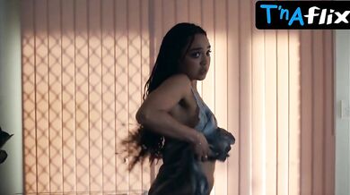 Aisha Dee Breasts, Thong Scene in Watching You