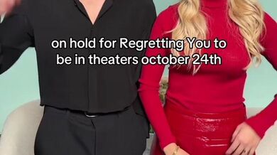 Mckenna Grace Breasts Scene in Mckenna Grace Sexy In Ample Breasts In Tight Red Top AND Red Leather Skirt