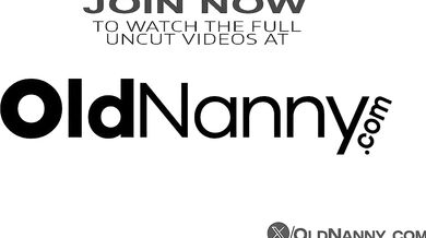 OLD NANNY - Old Grandma Fucks Co Worker In Garden Hard