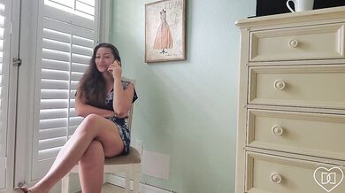 Gets Naughty for You while on the Phone (Dani Daniels, Real Orgasm)