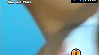 Ingrid Grudke Butt, Breasts Scene in Intrusos En El Espectaculo