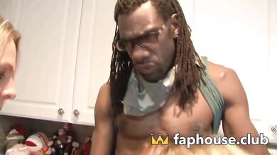 Horny black man fucks both step-mamas, XXX fun! (Angela Attison, Britney Young)