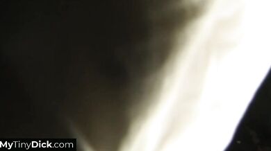 A black beauty meets a tiny dick loser for the first time