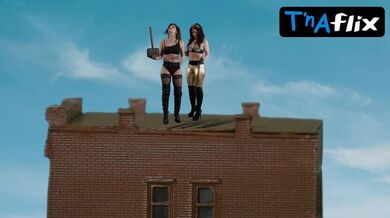 Sandra Breasts, Bikini Scene in Bravengers: Age Of Buldgetron