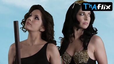 Sandra Breasts, Bikini Scene in Bravengers: Age Of Buldgetron