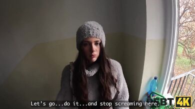 Debt4K. Cute Girl Vixi Rafi Gets Fuck Rough After A Striptease