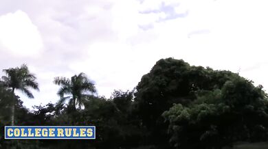 COLLEGE RULES - Stunning Babe Gets Her Pussy Fucked While At The Party And Even Gets A Nice Facial