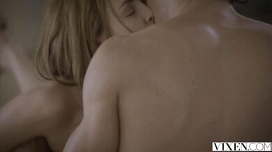 Stunning Fashion Model Blake Enjoys Intense Sex Session