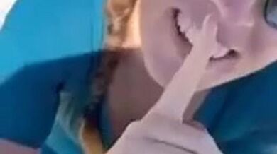 Cecilia Sopeña - Mamada en etapa ciclista