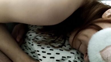 The baby thought she was sucking her boyfriend's dick, but she sucked daddy