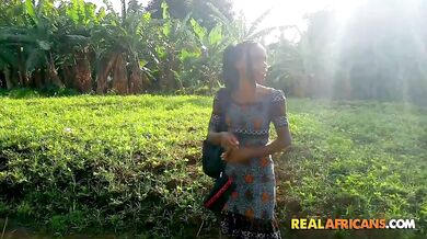 Petite College Student Picked Up Outdoors For BBC Pounding 101