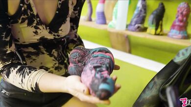 Hard Anal Play With Big Toys - 0% Pussy - Alexandra Cat