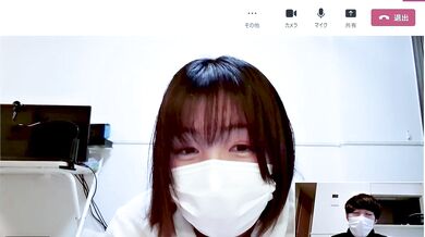 彼女に遠隔で指示を出して絶頂させた。Japanese hentai movie.