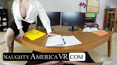 MILF Employee Relives Co-Worker's Stress With Anal Creampie