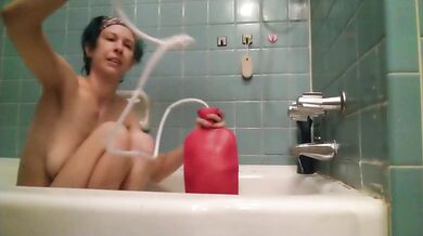 Bladder enema/flush sounding