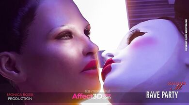 Big Tits Futa Fucking A Futanari In The Disco In A 3d Animation