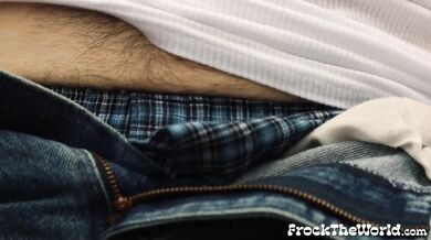 Horny Trans Man Masturbating Solo