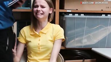 Petite Blonde Teen Shoplifter Gets Screwed By Lp Officer (Catarina Petrov)