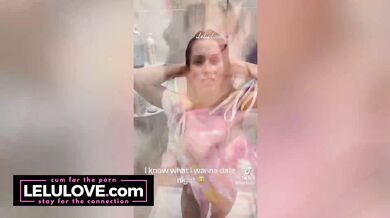 Big boobs babe flashing tits & oozing cumshot creampie closeup selfie in behind scenes daily adventures - Lelu Love