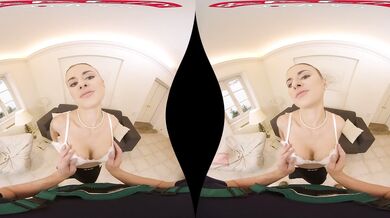 Reality Lovers - Hot Brunette Wife Cleans Plumbers Pipe