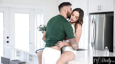 Playful Busty Brunette Rissa May Knows Which Balls to Play with in Foreplay M...