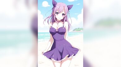 Anime girls gooner slideshow in the bedroom ready to screw (AI generated)