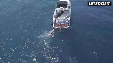 StepSisters Isizzu, Marilyn and Ginebra Steamy Threeway On A Boat - LETSDOEIT