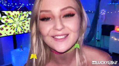 Raw Threesome With Blonde Raver Girls