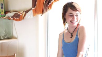 Ersties - Unshaven Ezmeralda masturbates solo