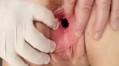 Hot domina lady performs filthy masturbation