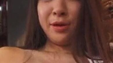 Japanese milf titplaying and cocksucking