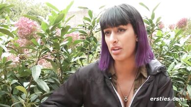 Ersties - Solo masturbating in public toilet with Kali