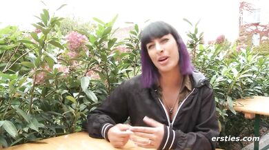 Ersties - Solo masturbating in public toilet with Kali